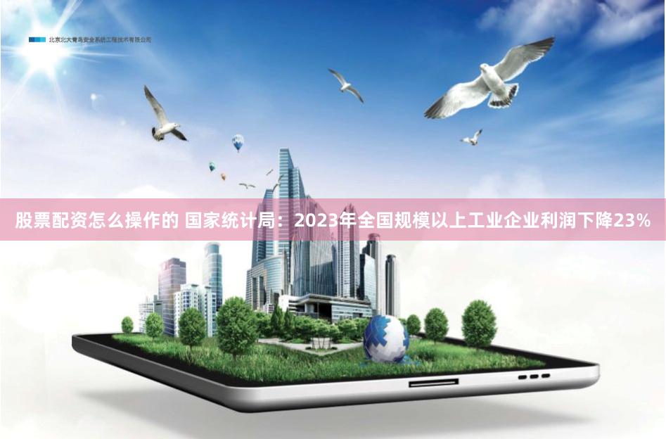 股票配资怎么操作的 国家统计局：2023年全国规模以上工业企业利润下降23%